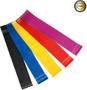 Imagem de Caneleira Peso 5 Kg- Par + Colchonete + Kit Com 5 Mini Band