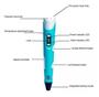Caneta 3d Impressora Profissional 12v Com Filamentos + Fonte - Nova Voo Imagem de Caneta 3d Impressora Profissional 12v Com Filamentos + Fonte