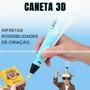 Imagem de Caneta 3d Impressora Profissional + Refil + Cabo Usb Diversão Garantida - ULTRATECH - ENVIO IMEDIATO