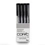 Imagem de Caneta Copic Multiliner Set A Black Estojo com 4 Unidades - 12507003
