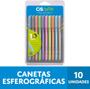 Imagem de Caneta Esferográfica 0.7Mm Bpx Estojo Com 10 Cores - Cis