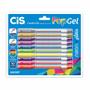 Imagem de Caneta Esferográfica 10 Cores Popgel Cis