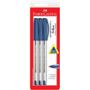 Imagem de Caneta Esferográfica Trilux 1.0MM Azul BL com 3 CX com 24
