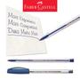 Imagem de Caneta Faber Castell Trilux Style Colors Macia Ponta Média 4 Azul