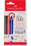 Imagem de Caneta Fine Pen Colors 0.4 com 3 Cores - Faber Castell