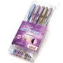 Imagem de Caneta Gel Signo Noble Metal Uni-ball - 5 Cores