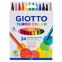 Imagem de Caneta Hidrográfica Giotto Turbo Color com 24 Cores