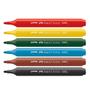 Imagem de Caneta Hidrográfica Triangular Jumbo com 6 Cores - Faber-Castell