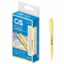 Imagem de Caneta Marca Texto Amarelo Pastel Lumini 5699 Cis - 12un