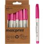 Imagem de Caneta MARCA-TEXTO Ecowrite Rosa 4MM Maxprint - Caixa com 12 Unidades