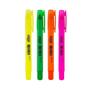 Imagem de Caneta Marca Texto Em Gel Neon Fluorescente 4 Cores - Brw