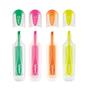 Imagem de Caneta Marca Texto Maped Soft Flex Translúcido 4 Cores Neon