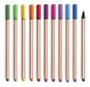 Imagem de Caneta Microline 0.4 Mm Estojo C/ 12 Cores - Compactor