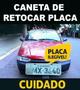 Imagem de Caneta para retocar placas de carro ou moto evite multas !
