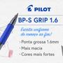 Imagem de Caneta Pilot BP-S Grip de Borracha Ponta Grossa 1.6mm Esferográfica Azul
