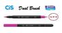 Imagem de Caneta Pincel Cis Dual Brush Pen Aquarelável 22 Rosa