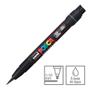 Imagem de Caneta Posca Marcador Brush Uni-Ball PCF-350 Preto 24