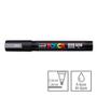 Imagem de Caneta Posca Marcador Uni-Ball PC-5M Prata 26