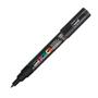 Imagem de Caneta Posca Uni Ball Pc-1M Preta Com 6 Unidades