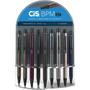 Imagem de Caneta Retrátil CIS Metálic BPM-07 1.0MM Azul Display com 12