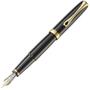 Imagem de Caneta Tinteiro Diplomat Excellence A2 Black Lacquer Gt 14K