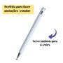 Imagem de Caneta Touch Screen Ponta Fina Celular Smartphone Tablet Samsung Kindle Notebook 2em1 Digital Stylus Capacitiva Metal p Desenhar Escrever 