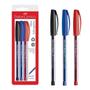 Imagem de Caneta trilux 032 com 03 cores azul/vermelho/preto