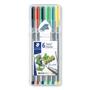 Imagem de Caneta Triplus Fineliner Staedtler 0.3mm Dino com 6 Cores