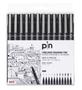 Imagem de Caneta Uni Pin Fine Line Preta Com 12 Pontas - Uniball