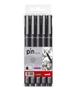 Imagem de Caneta Uni Pin Fine Line Preta Com 5 Pontas - Uniball
