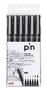 Imagem de Caneta Uni Pin Fine Line Preto Com 6 Pontas - Uniball