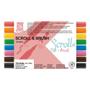 Imagem de Caneta Zig Kuretake Scroll & Brush 08 Cores Ponta Dupla