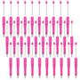 Imagem de Canetas Beadable Jiebor Hot Pink Plastic Black Ink x30