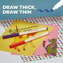 Imagem de Canetas de Colorir Crayola SuperTips Laváveis - Pacote com 24