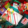Imagem de Canetas de tinta gel Zhanmai Christmas Cartoon 60 unidades com 60 cartões