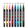 Imagem de Canetas Marcador Uni Posca PC-3M8C - Ponta Fina - Conjunto com 8 Cores