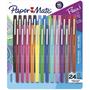 Imagem de Canetas marcadoras Paper Mate Flair Felt Tip Medium Point, pacote com 24