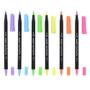 Imagem de Canetas neon brush duo 6 cores - molin 5014