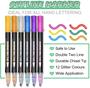 Imagem de Canetas Shimmer Markers Outline Yangmei - 12 Cores para Crianças