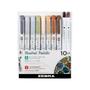Imagem de Canetas Zebra Mildliner & ClickArt - Conjunto com 10 (Neutral Palette 8)