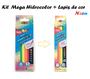 Imagem de Canetinha Mega soft Tons neon Tris + Lápis de cor Neon c/6
