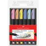 Imagem de Canetinha SuperSoft - Tons Pastel 6 Cores com Ponta Pincel da Faber-Castell Ref 61511