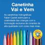 Imagem de Canetinha vai e vem Faber Castell com 12 cores, ponta afunda e volta