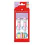 Imagem de Canetinha Vai e Vem Pastel 6 Cores 15.0906VVZF-Faber Castell