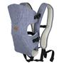 Imagem de Canguru Air Para Bebê Confortável e Postura correta 3 Posições Tecidos Arejados 3,5kg até 9kg Azul Mescla KaBaby 17200A