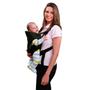 Imagem de Canguru Ergonômico para Bebê Baby Safe Preto Reforçado Segurança Até 15Kg 3 Opções de Posição BB014 - Multikids Baby