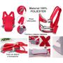 Imagem de Canguru Para Bebê Passeio Baby Carrier Enxoval Bolsa Conforto Vermelho