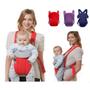 Imagem de Canguru Para Bebê Passeio Baby Carrier Enxoval Bolsa Conforto Vermelho