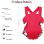 Imagem de Canguru passeio bebe carregador criança mochila baby carriers ergonomico 3 posicoes suporta 15kg