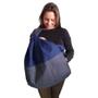 Imagem de Canguru Sling de Argola Com Ombreira Carregador De Bebe Proteção estampado Marinho Poa com Bolso Antialérgico 100 Algodão até 20 kilos  Best Sling